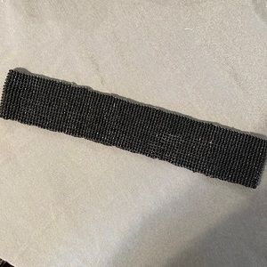 💙 Black beaded belt